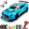 1:14 RC Car 4WD High-Speed Off-Road Racing Car with LED Lights, 2.4GHz Remote Control, Dual Battery